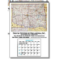 Oklahoma State Map Calendar - Small Full Apron